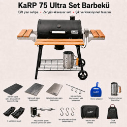 KaRP 75 cm Ultra Set Barbekü – Kılıf ve Önlük Hediyeli