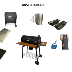 75 cm Tam Set BBQ (kılıf+ önlük hediyeli)
