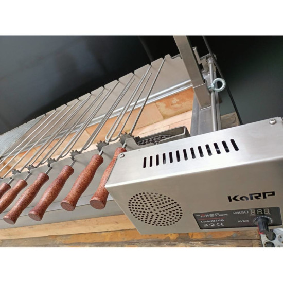 KaRP ADA Çevirmeli Ada Mangal – Rotisserie Grill