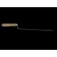 Cağ Kebap Şişi 10'lu: Paslanmaz Çelik - 36 cm Uzunluk - 10 cm Ahşap Tutma Sapı