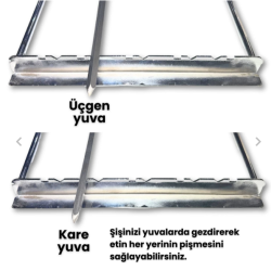  Barbekü Mangal Mini Cağ Döner, Et Döner ve Tavuk Döner Seti