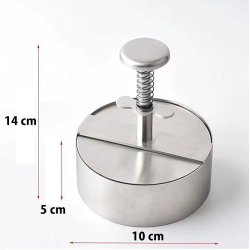 Hamburger Köfte Pres  10 CM Paslanmaz 