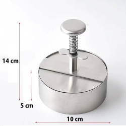 Hamburger Köfte Pres  10 CM Paslanmaz 