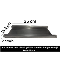 Hamburger Burger Ekmeği Kesme Aparatı 
