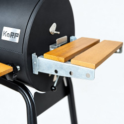 KaRP Masif Ahşap Yan Sehpa – 50 ve 75 cm BBQ Uyumlu